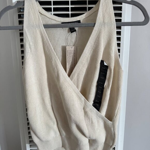 NWT Petite Wrap Sweater Tank Size XXS - Picture 4 of 4